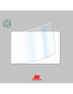 Carte polyester à rabat adhésif - carte Eco responsable