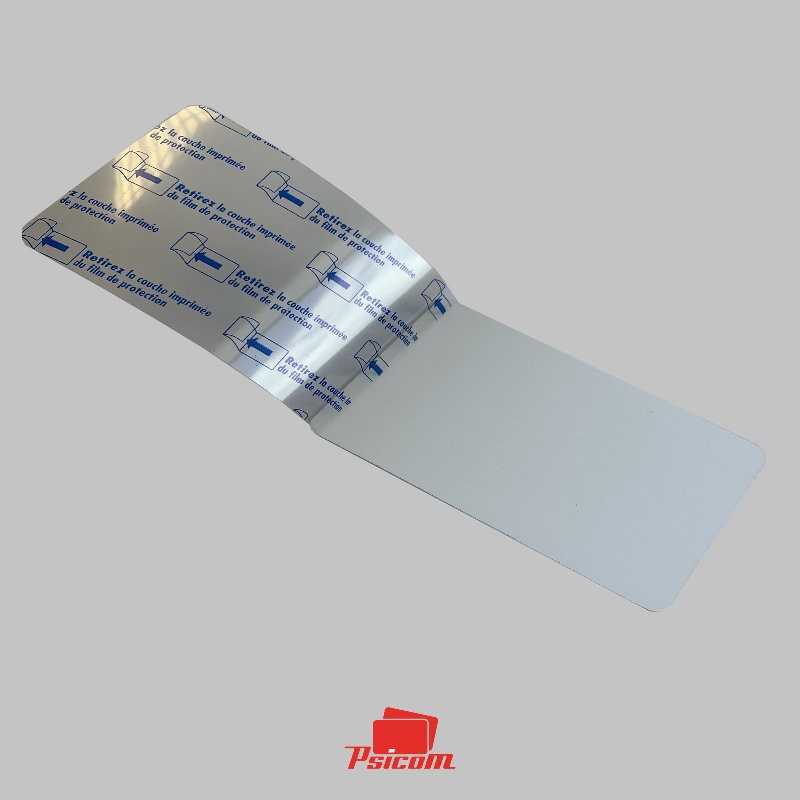 carte à overlay polyester ouvert - sans impression