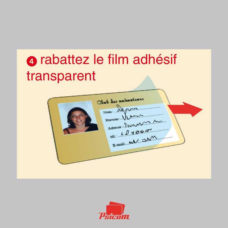 Mode emploi carte a rabat plastique 4