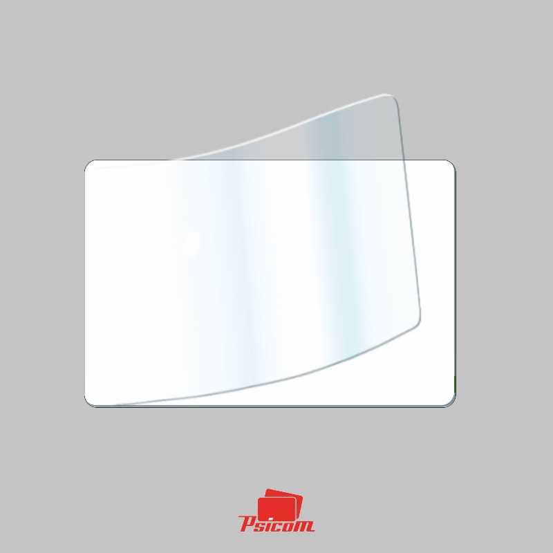 overlay petit côté collé sur carte pvc
