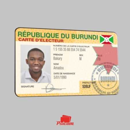 carte identification plastique mini série