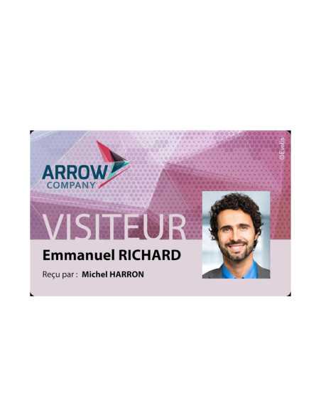 Badge visiteur Zenius - Tchad Badge visiteur Zenius - Tchad