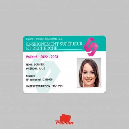 Carte polyester grand format 75x105mm - PSICOM