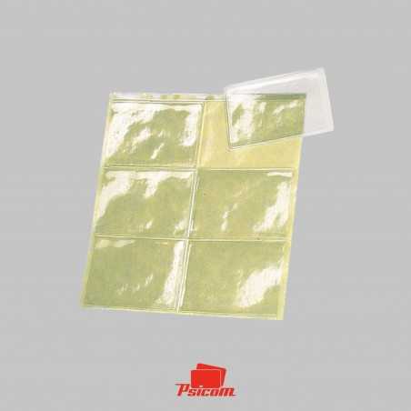 planche A4 d'étui transparent adhésifs - PSICOM