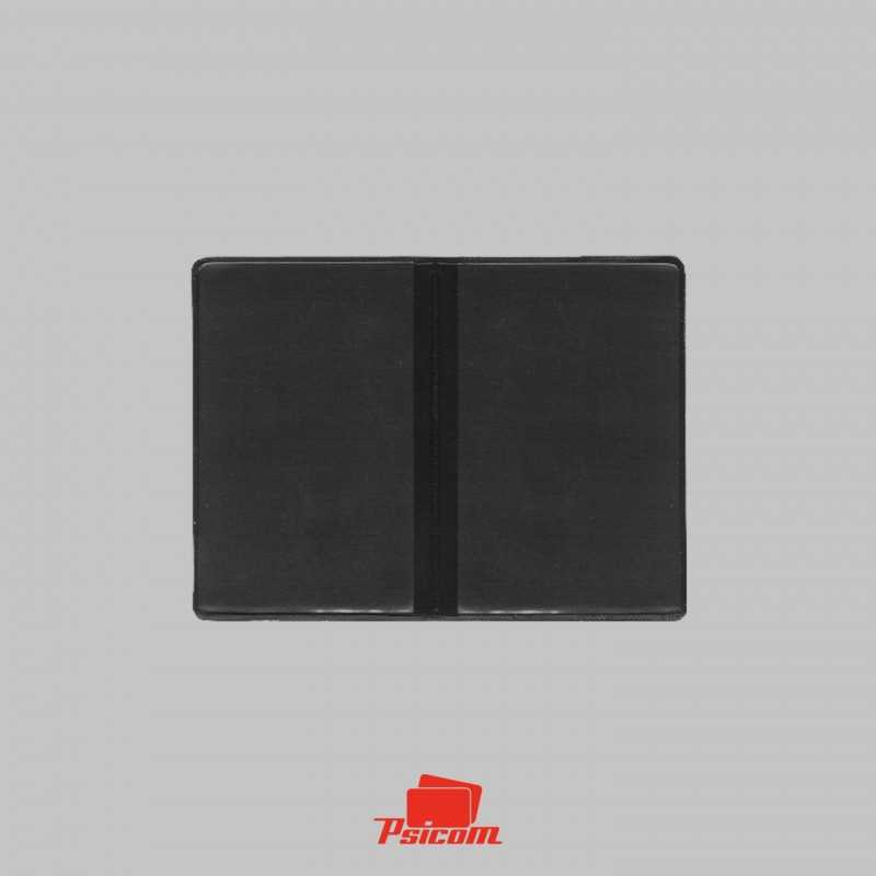 Etui souple noir 2 cartes format CB - PSICOM