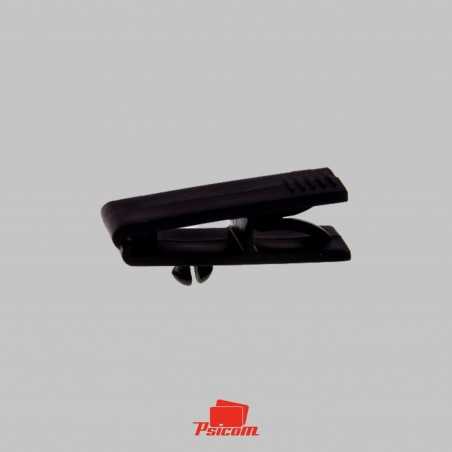 Clip crocodile plastique noir - PSICOM