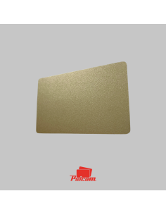 carte plastique couleur teinté dans la masse jaune brillante - PSICOM 2