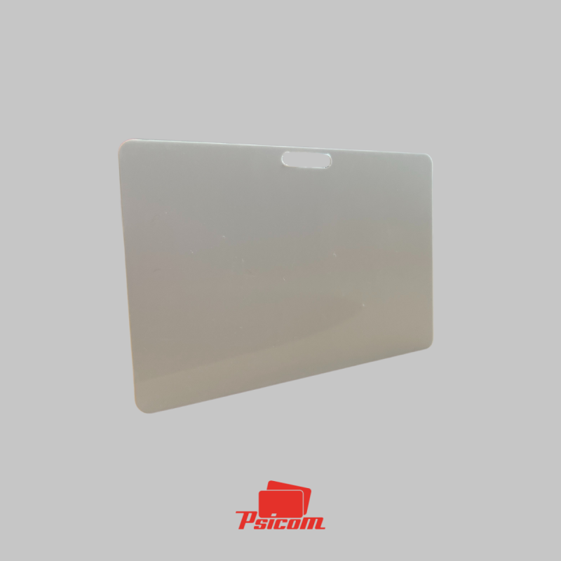 Carte plastique perforation oblongue - PSICOM