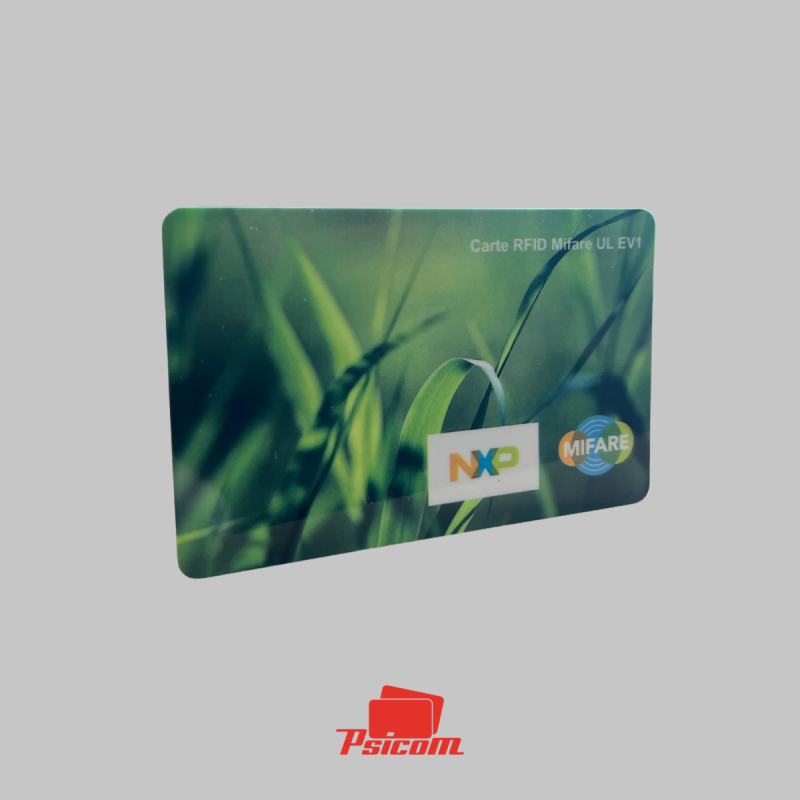 Carte plastique MIFARE UL NXP - PSICOM