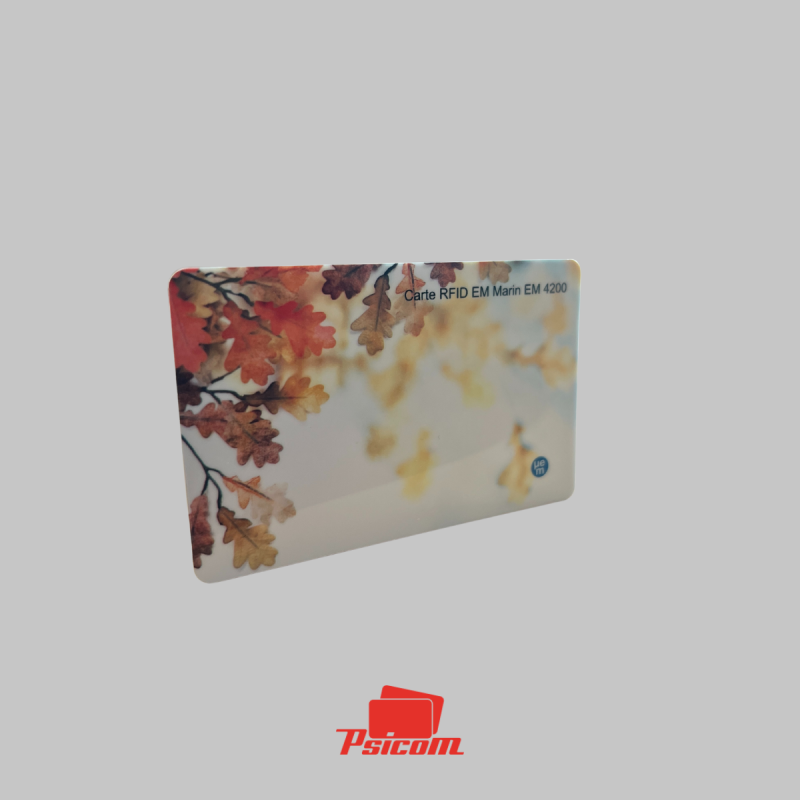Carte plastique RFID EM 4200 - PSICOM