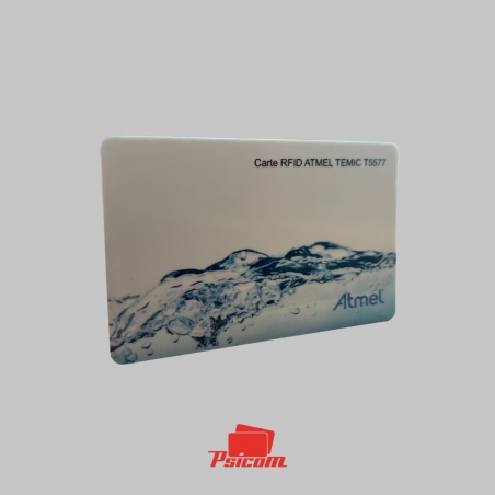 Carte plastique ATMEL T5577 - PSICOM Carte plastique ATMEL T5577 - PSICOM