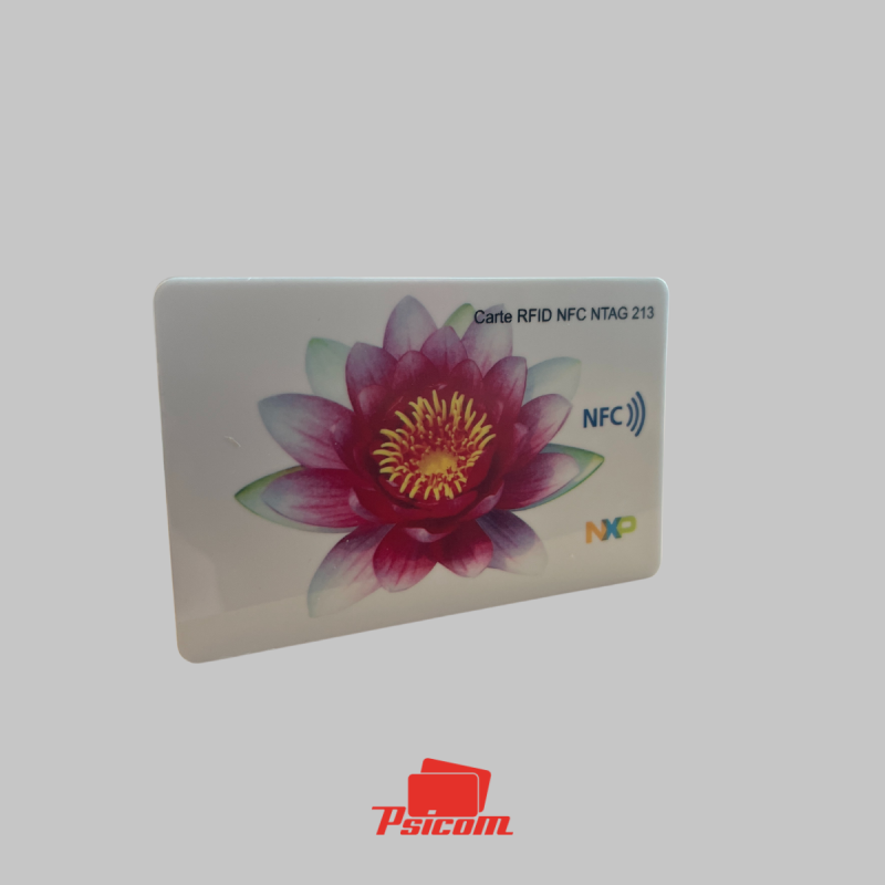 Carte plastique MIFARE NTAG 213 NXP - PSICOM