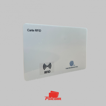 Carte plastique RFID - PSICOM