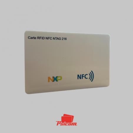 Carte plastique NTAG 216 - PSICOM