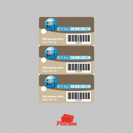 Tri-cartes plastiques - PSICOM Tri-cartes plastiques - PSICOM