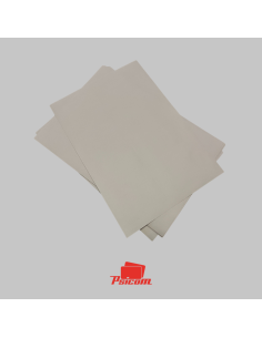 Planche A4 de 8 étiquettes vierges pour carte plastique à Overlay - PSICOM