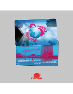 Carte plastique format 86x54mm coins arrondis - PSICOM fabricant de cartes 2