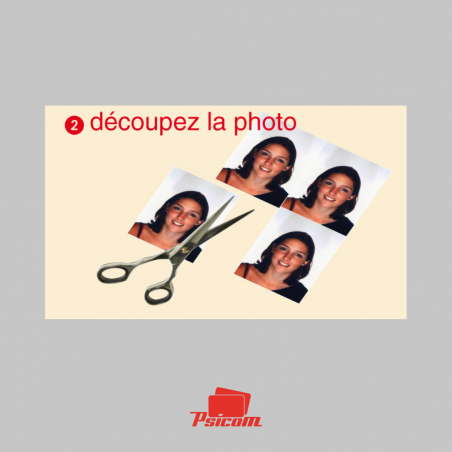 Carte plastique vierge à rabat adhésif - PSICOM Carte plastique vierge à rabat adhésif - PSICOM