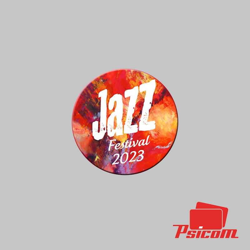 Badge festival rond diamètre 60 mm - PSICOM