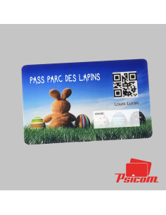 badge plastique loisir - psicom