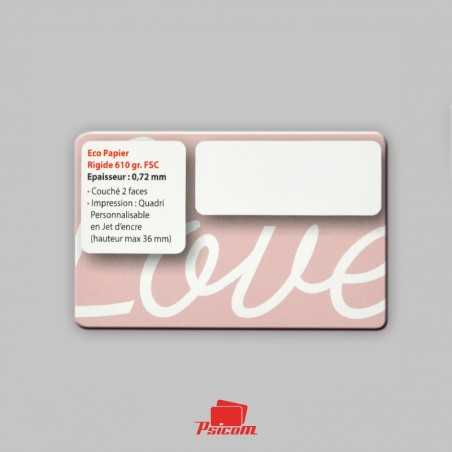 Carte rigide papier FSC