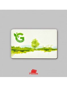 Carte de fidélité PETG recto - PSICOM