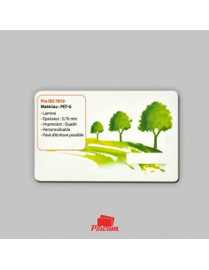Carte de fidélité PETG recto - PSICOM 2