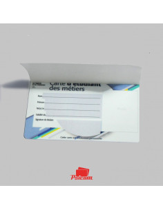 Carte étudiant à overlay recto - PSICOM Tchad 2
