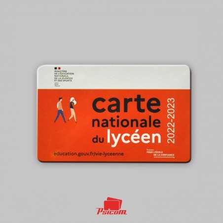 Carte nationale du lycéen pvc - PSICOM Carte nationale du lycéen pvc - PSICOM