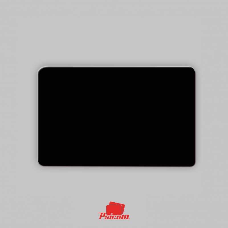 carte plastique couleur teinté dans la masse noire mate - PSICOM
