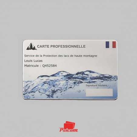 badge professionnelle plastique psicom