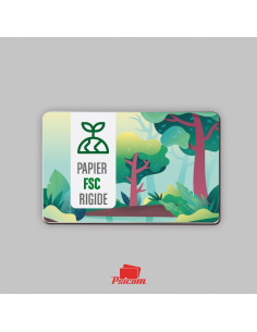 Badge carton épais psicom