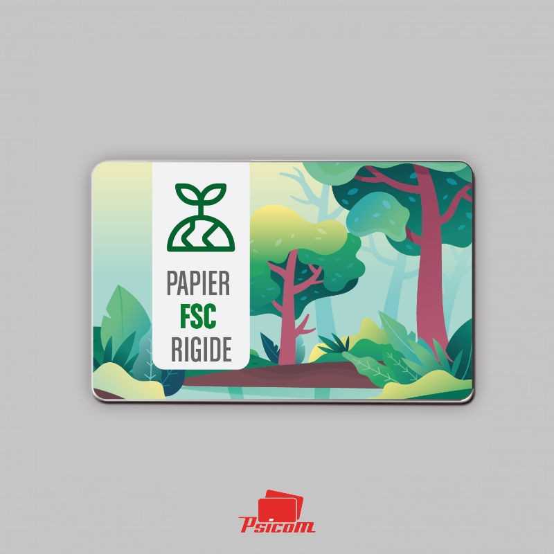 Badge carton épais psicom