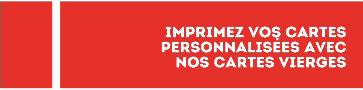 Carte plastique vierge pour imprimante cartes - PSICOM TCHAD